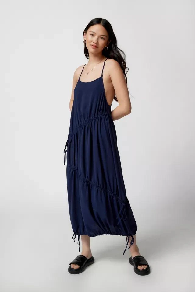 商品Urban Outfitters|UO Iris Cinched Midi Dress,价格¥304,第1张图片