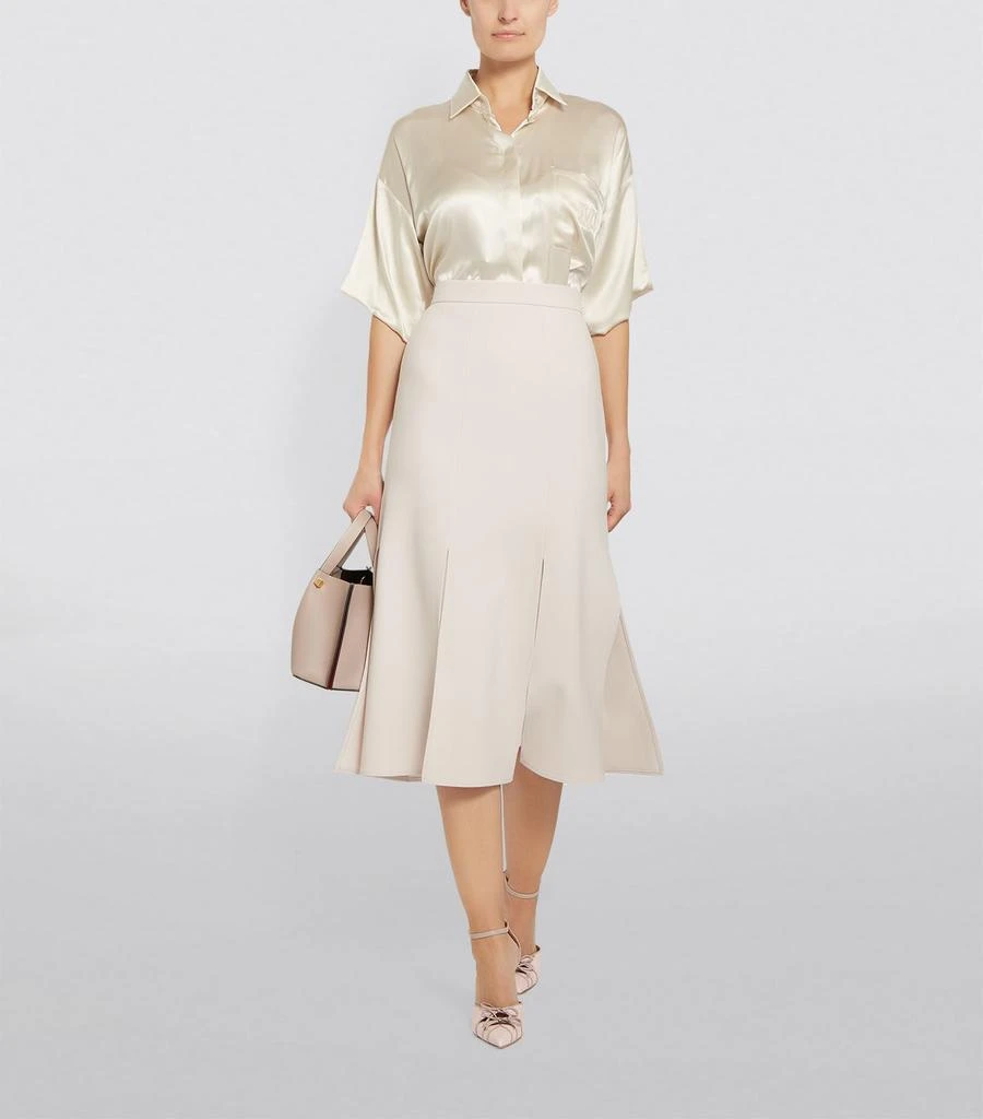 商品Max Mara|Split Hem Midi Skirt,价格¥5161,第4张图片详细描述