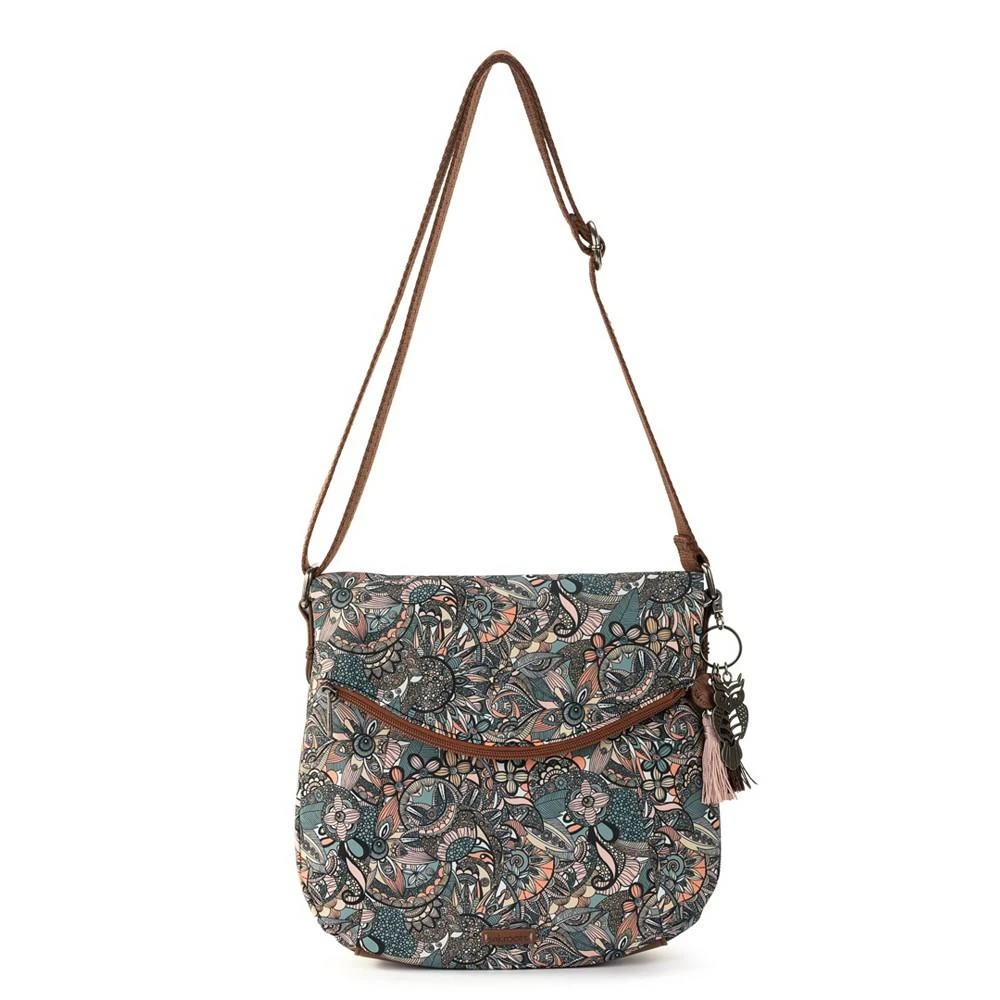 商品Sakroots|Women's Recycled Ecotwill Foldover Crossbody,价格¥661,第5张图片详细描述