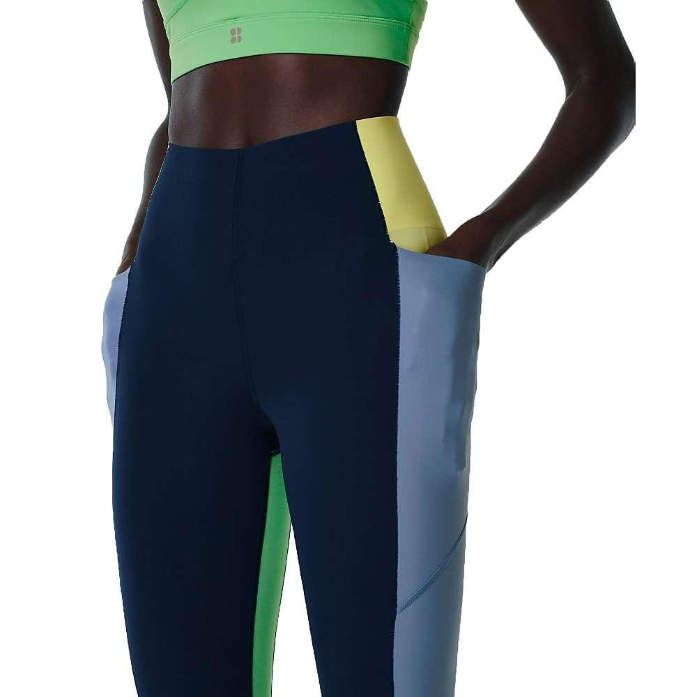 商品SWEATY BETTY|Sweaty Betty Women's Power High Waist 7/8 Workout Legging - Colour Block,价格¥562,第3张图片详细描述