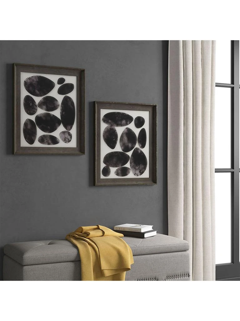 商品Madison Park|Skipping Stones Geo UV Shadow Box Frame 2-Piece Set,价格¥438,第1张图片