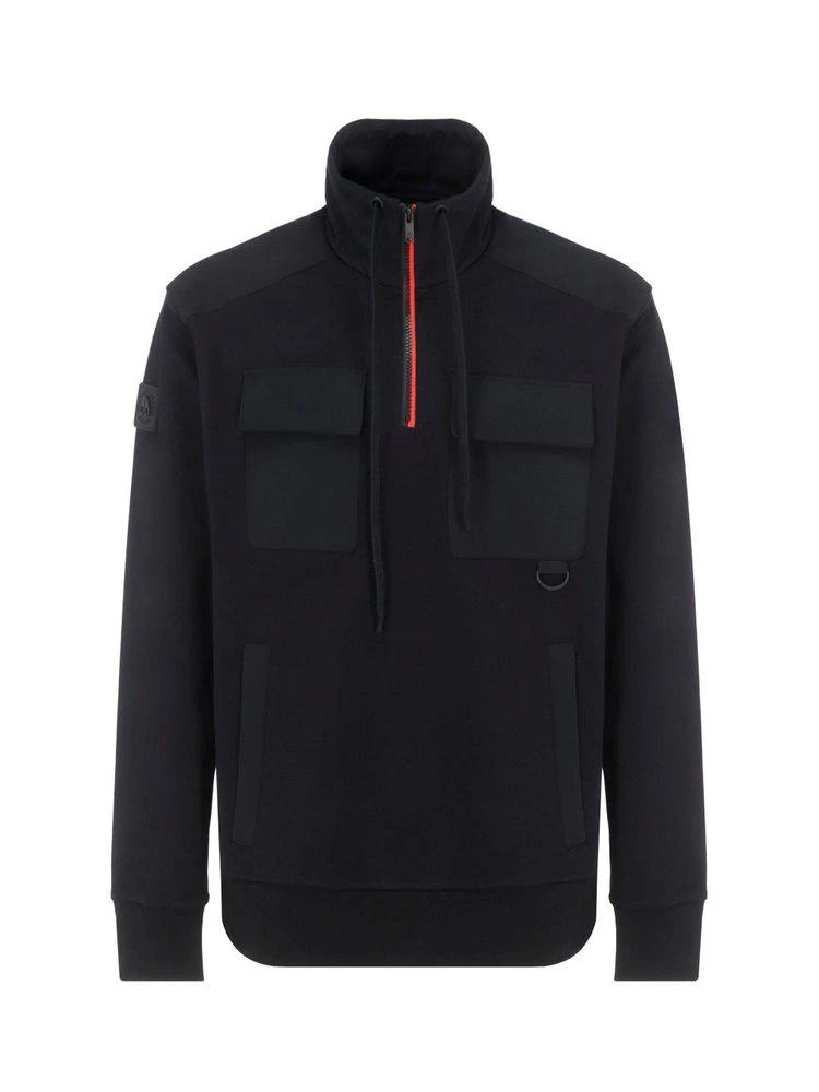 商品Moose Knuckles|Moose Knuckles Zipped Neck Sweatshirt,价格¥1326,第1张图片