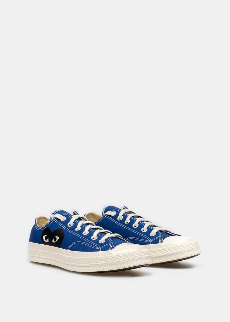 Comme des Garçons Play Blue Converse Black Heart Chuck 70 Sneakers商品第3张图片规格展示