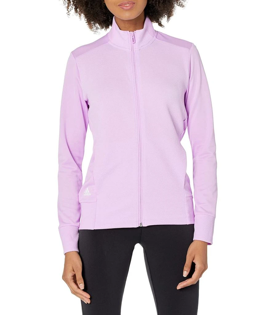 商品Adidas|Plus Size Textured Full Zip Jacket,价格¥346,第1张图片
