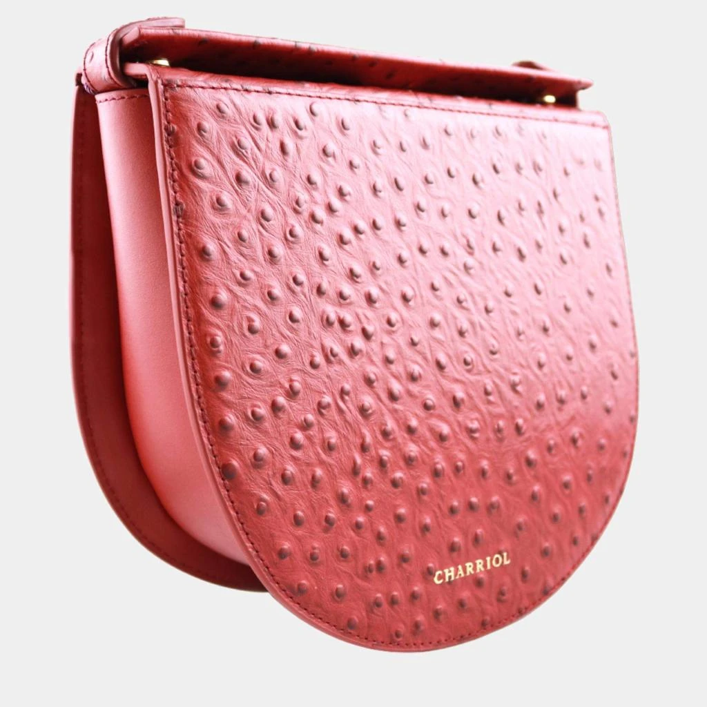 商品Charriol|Charriol Bordeaux Leather Passion Ostrich Crossbody bag,价格¥2653,第3张图片详细描述