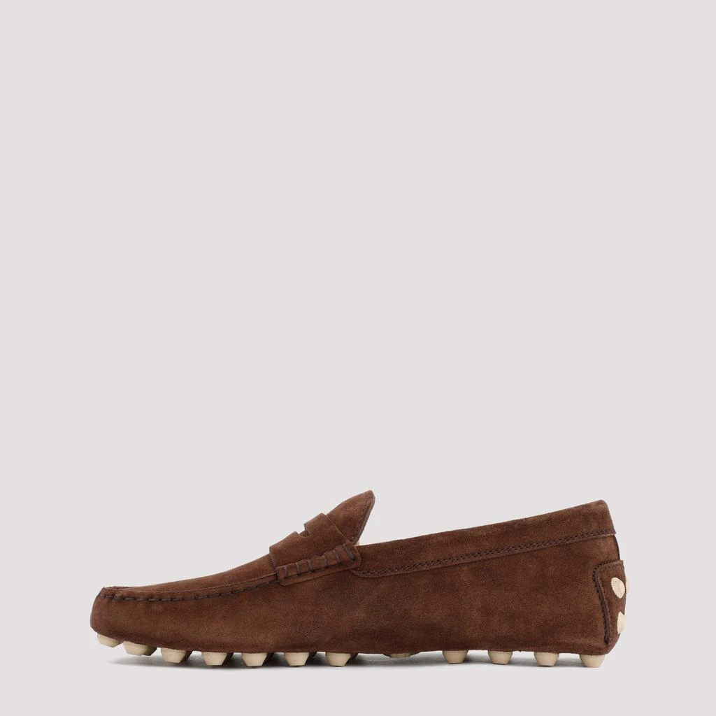 商品Tod's|TOD`S DOUBLE T SUEDE LEATHER LOAFER,价格¥3038,第3张图片详细描述