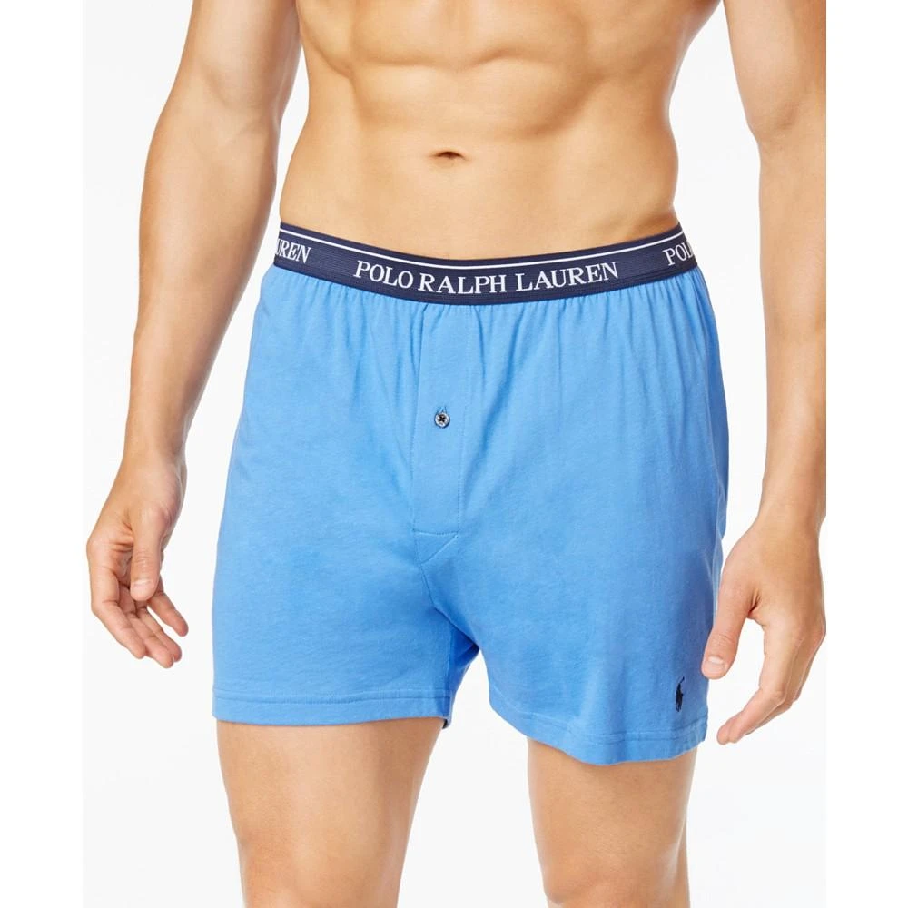 商品Ralph Lauren|Men's 5-Pack. Classic Knit Boxer Brief,价格¥443,第2张图片详细描述