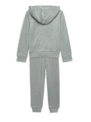 商品Juicy Couture|Little Girl’s 3-Piece Velour Tracksuit & Tee Set,价格¥239,第2张图片详细描述