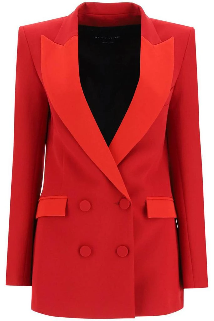 商品HEBE STUDIO|Hebe studio 'bianca' double-breasted neocrepe blazer,价格¥3172,第1张图片