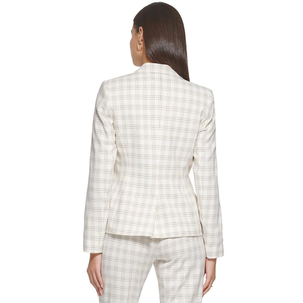 商品Tommy Hilfiger|Women's Plaid One-Button Blazer,价格¥1040,第2张图片详细描述