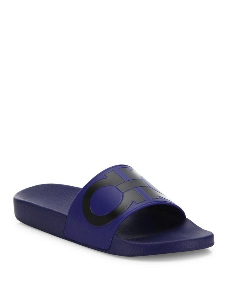 商品Salvatore Ferragamo|Men's Groove Slide Sandals,价格¥1462,第1张图片