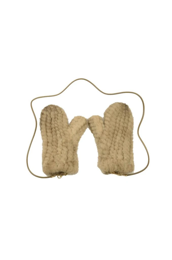 商品Max Mara|Max Mara Minkmitt Strapped Gloves,价格¥2431,第1张图片