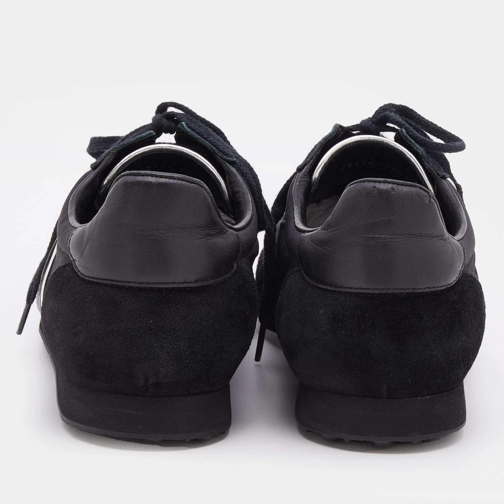 商品[二手商品] Gucci|Gucci Black Suede And Nylon GG Low Top Sneakers Size 44.5,价格¥3286,第5张图片详细描述