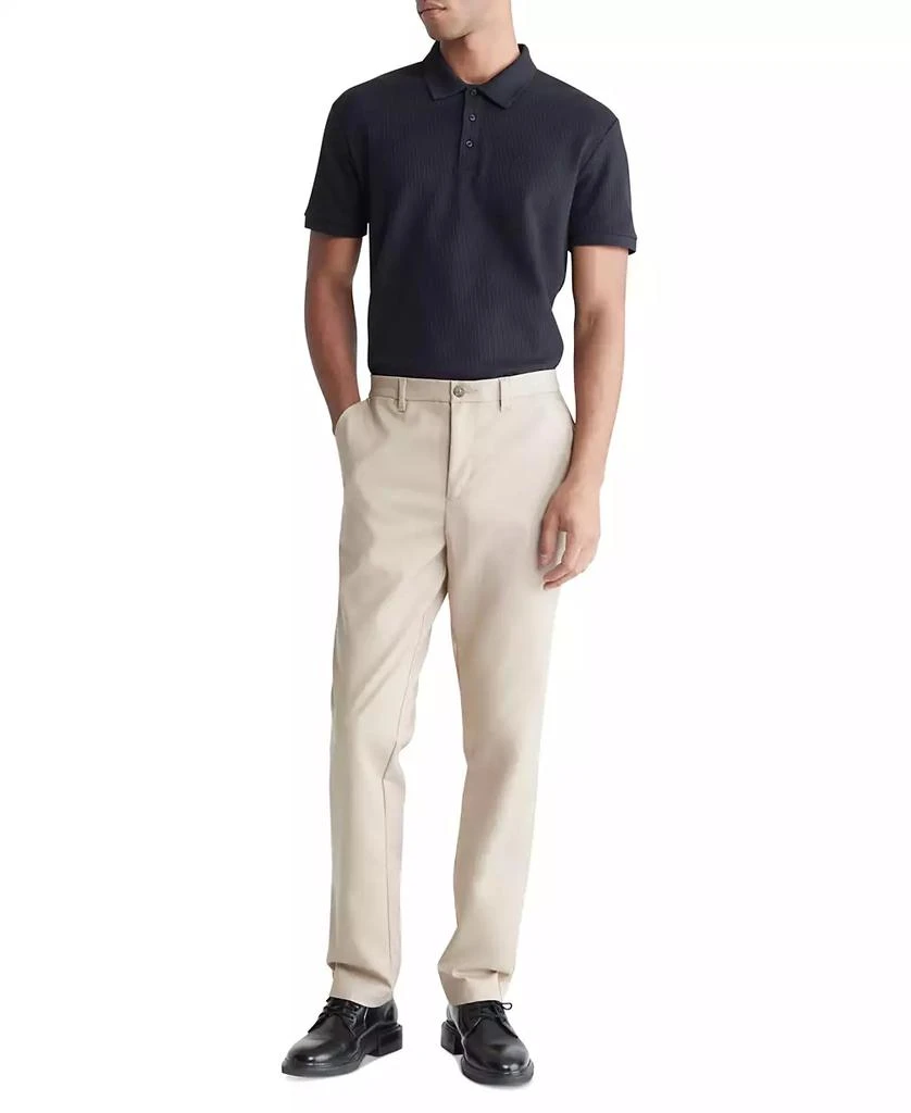 商品Calvin Klein|Men's Regular-Fit Drop-Needle Polo,价格¥297,第4张图片详细描述