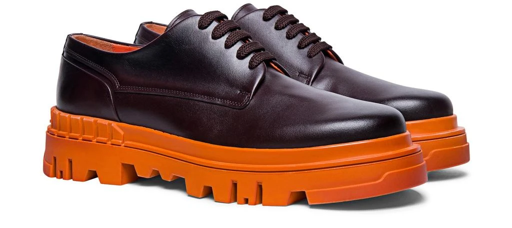 商品Santoni|真皮松糕厚底德比鞋,价格¥3626,第2张图片详细描述