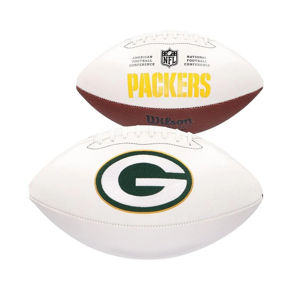 商品Wilson|Green Bay Packers Unsigned White Panel Collectible Football,价格¥226,第1张图片