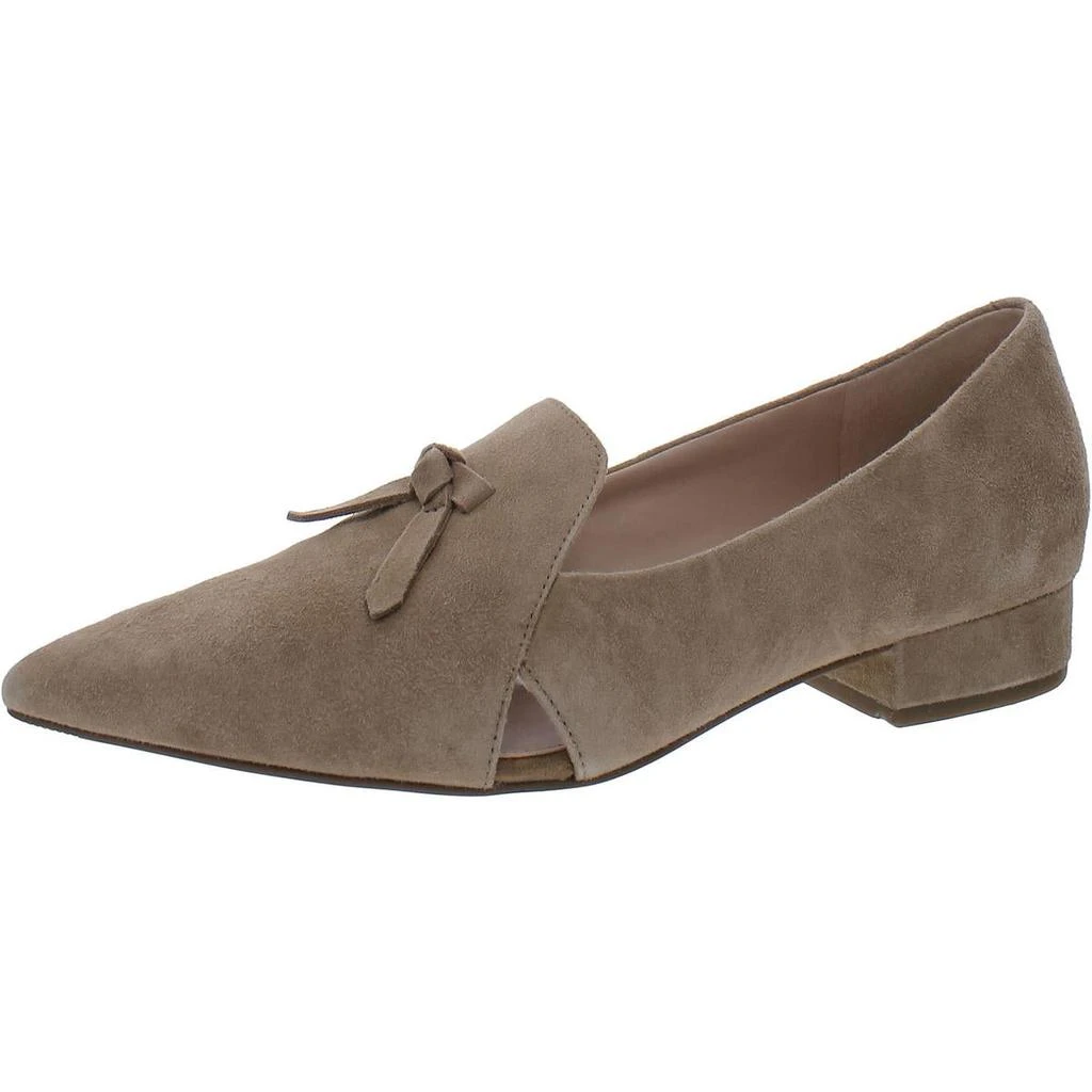 商品Cole Haan|Cole Haan Womens Viola Skimmer Faux Suede Pointed Toe Loafers,价格¥349,第1张图片详细描述