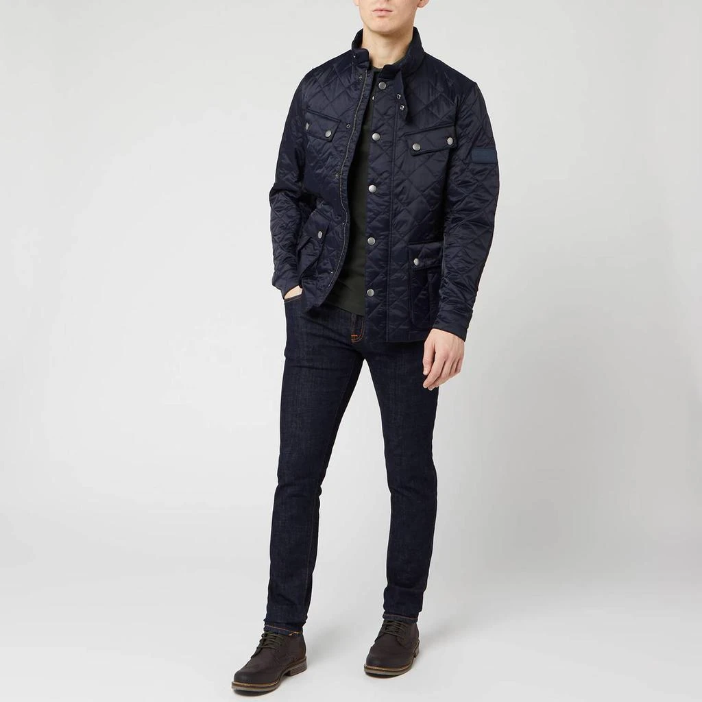 商品Barbour|Barbour International Men's Ariel Quilt Jacket - Navy,价格¥1143,第3张图片详细描述