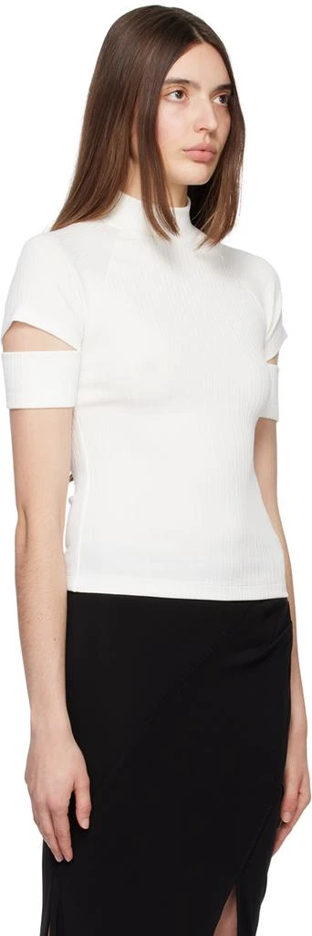 商品Helmut Lang|White Cutout T-Shirt,价格¥1077,第2张图片详细描述