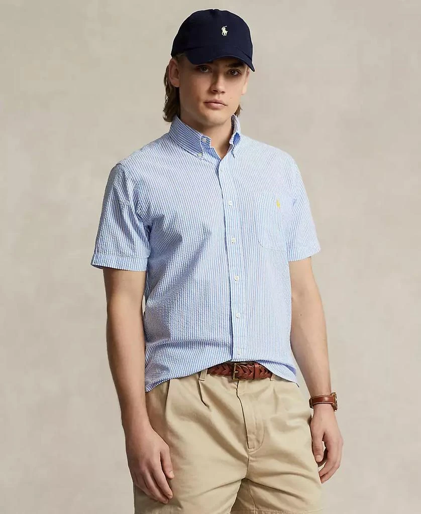 商品Ralph Lauren|Men's RL Prepster Classic-Fit Seersucker Shirt,价格¥949,第1张图片