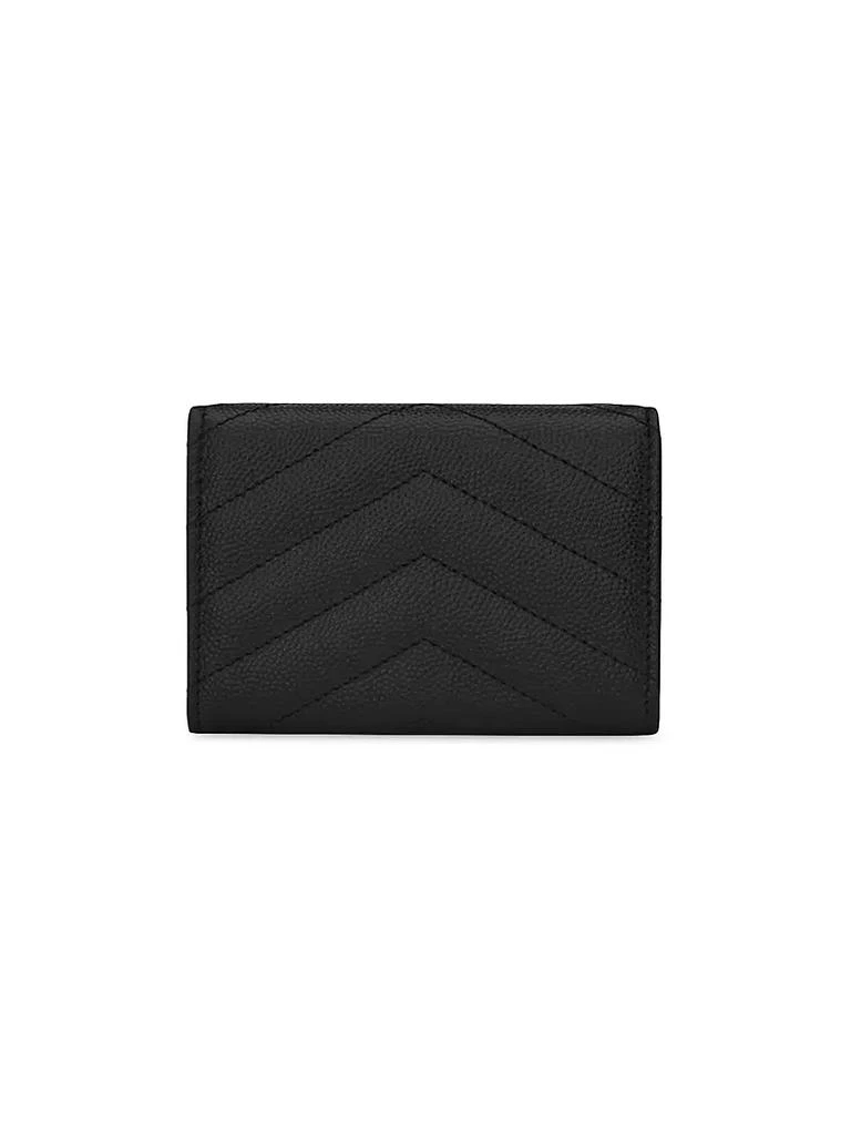 商品Yves Saint Laurent|Cassandre Slim Key Case in Grain De Poudre Embossed Leather,价格¥2964,第2张图片详细描述