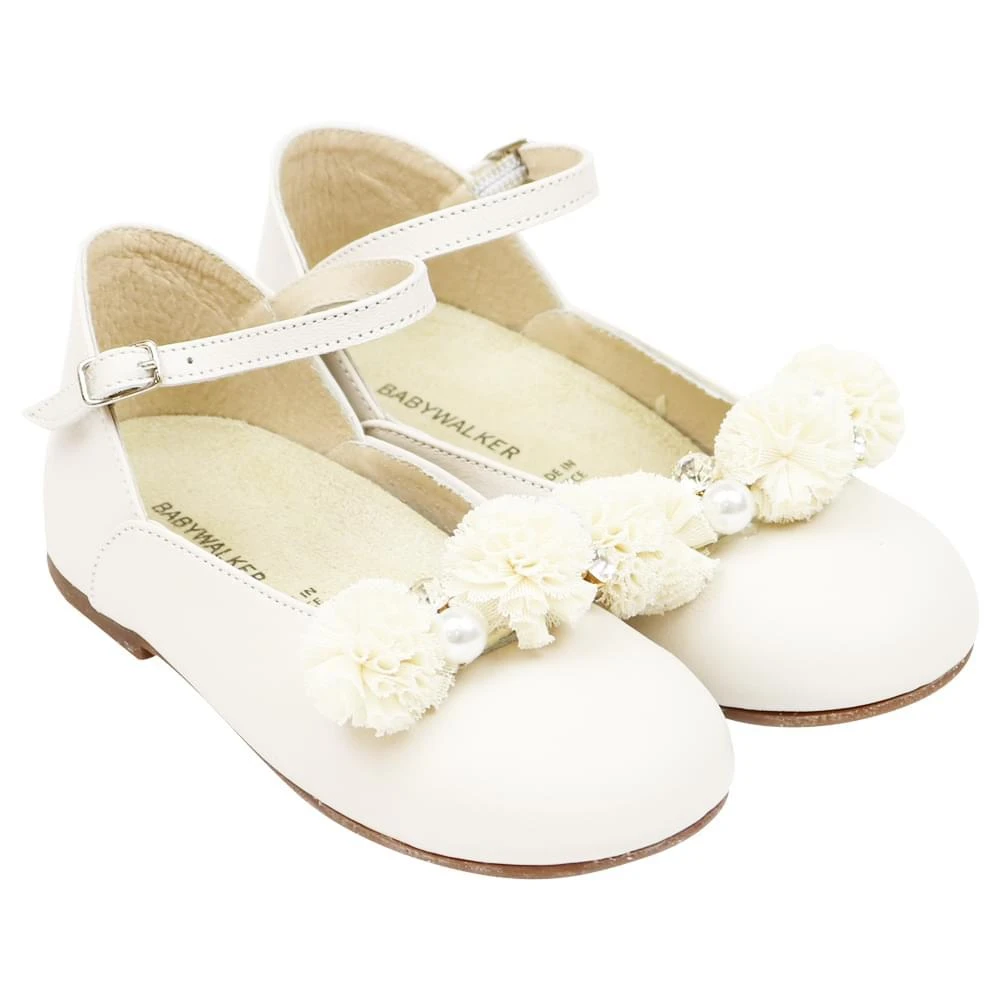 商品Babywalker|Ivory Pearls Ballerina Shoes,价格¥423,第2张图片详细描述