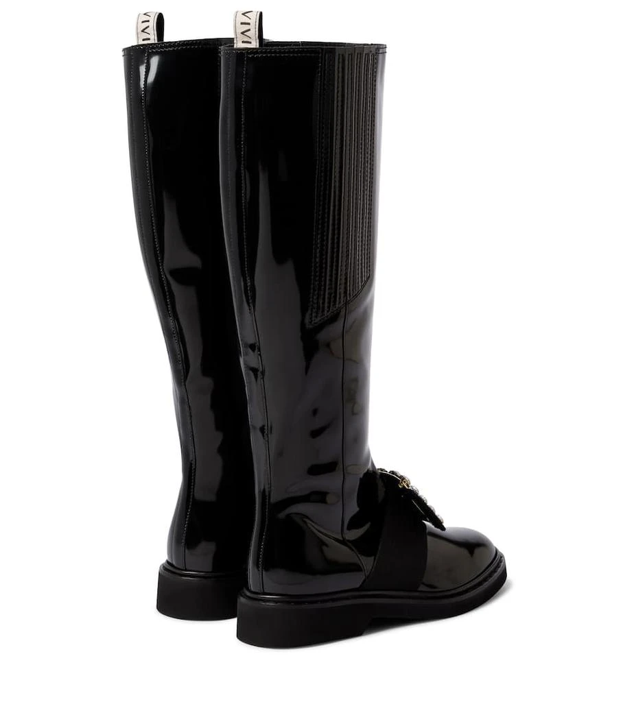 商品Roger Vivier|Viv' Rangers leather knee-high boots,价格¥19174,第3张图片详细描述