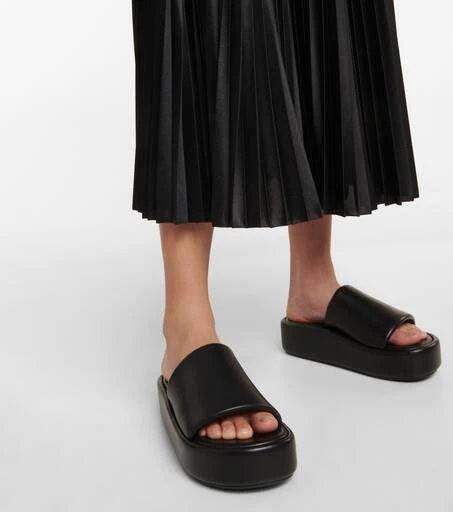 商品Balenciaga|Rise皮革厚底凉拖鞋,价格¥2977,第4张图片详细描述