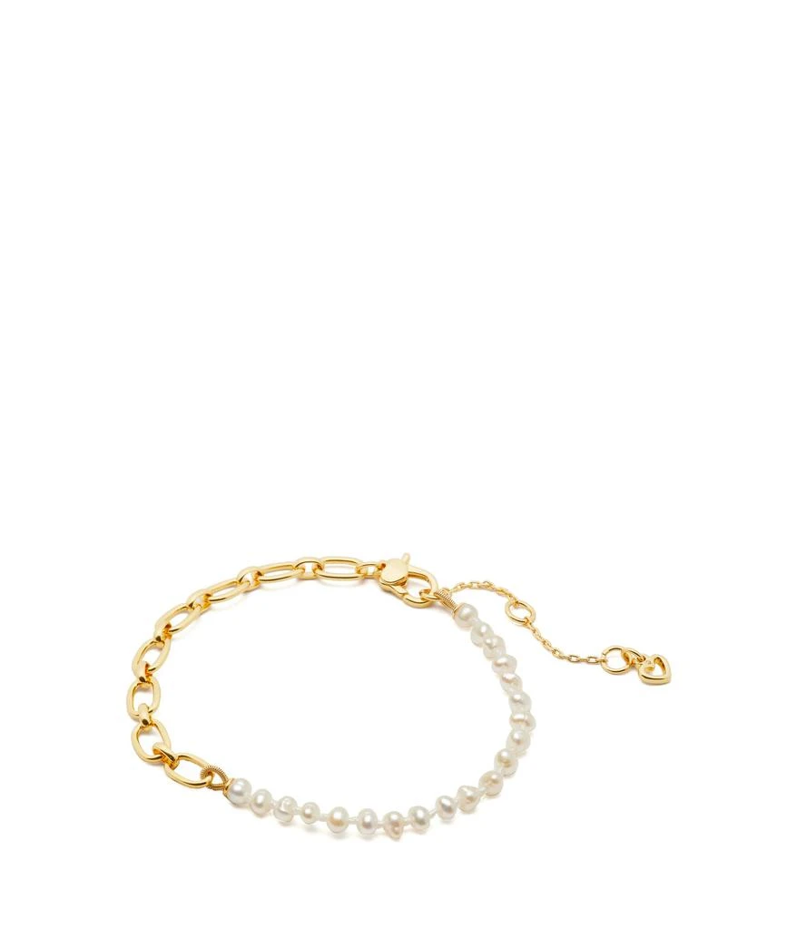 商品Kate Spade|Chain And Pearl Line Bracelet,价格¥496,第1张图片