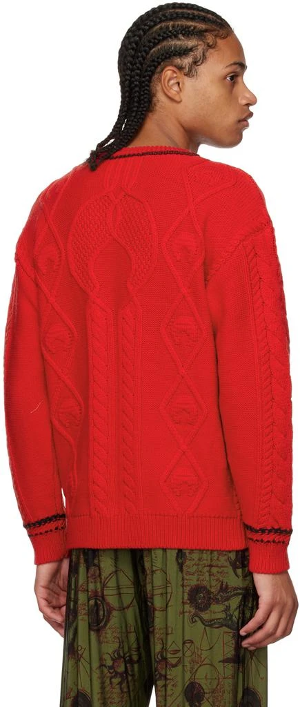 商品MARINE SERRE|Red Striped Sweater,价格¥2280,第3张图片详细描述