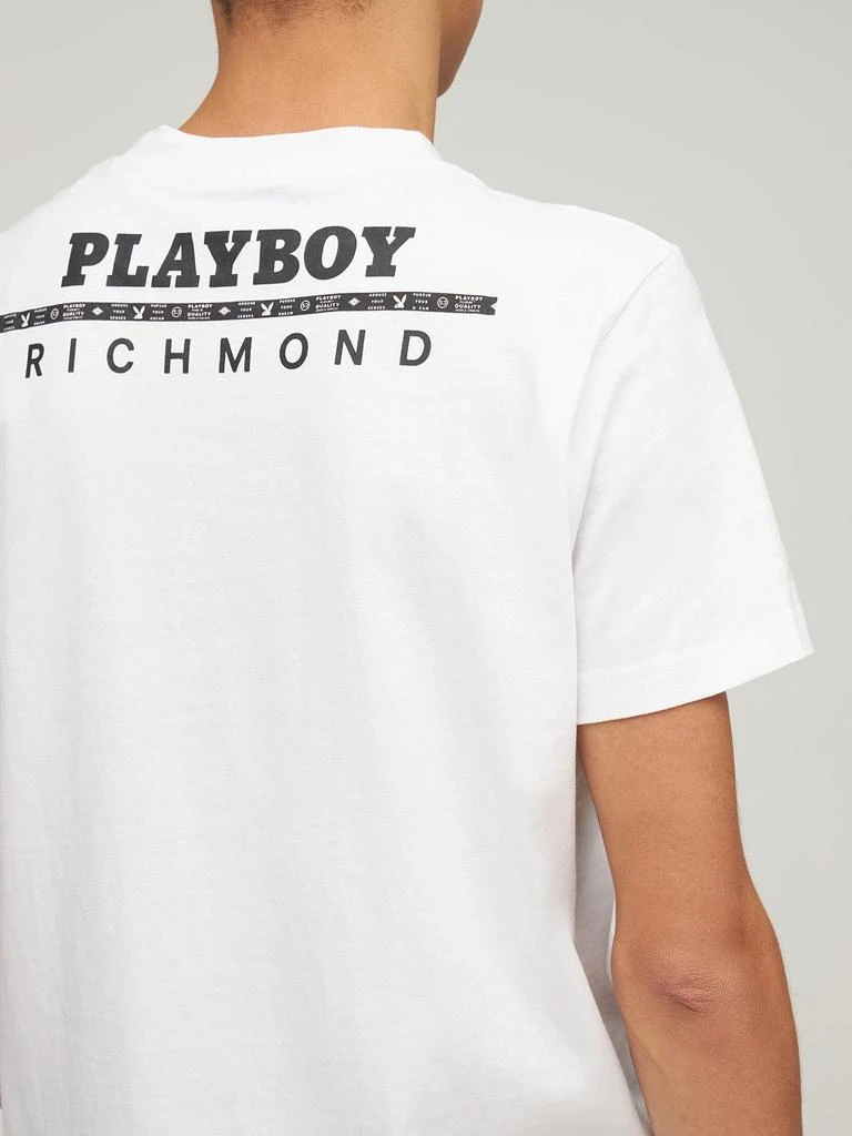 商品Richmond|Logo Cotton T-shirt,价格¥387,第2张图片详细描述