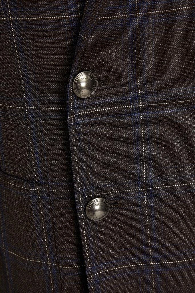 商品Peserico|Double-breasted checked wool-blend blazer,价格¥4088,第4张图片详细描述