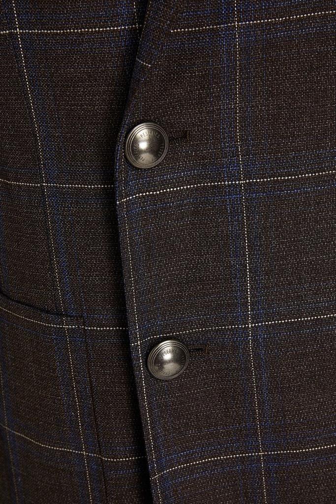 商品Peserico|Double-breasted checked wool-blend blazer,价格¥3899,第6张图片详细描述