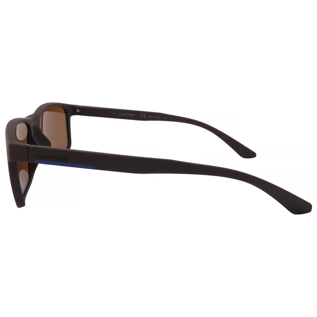 商品Calvin Klein|Calvin Klein Brown Rectangular Mens Sunglasses CK21508S 210 57,价格¥211,第3张图片详细描述
