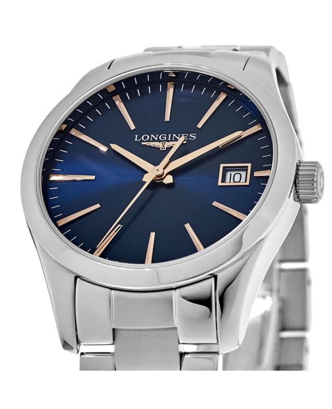 Longines Conquest Classic Blue Dial Stainless Steel Women's Watch L2.286.4.92.6商品第2张图片规格展示