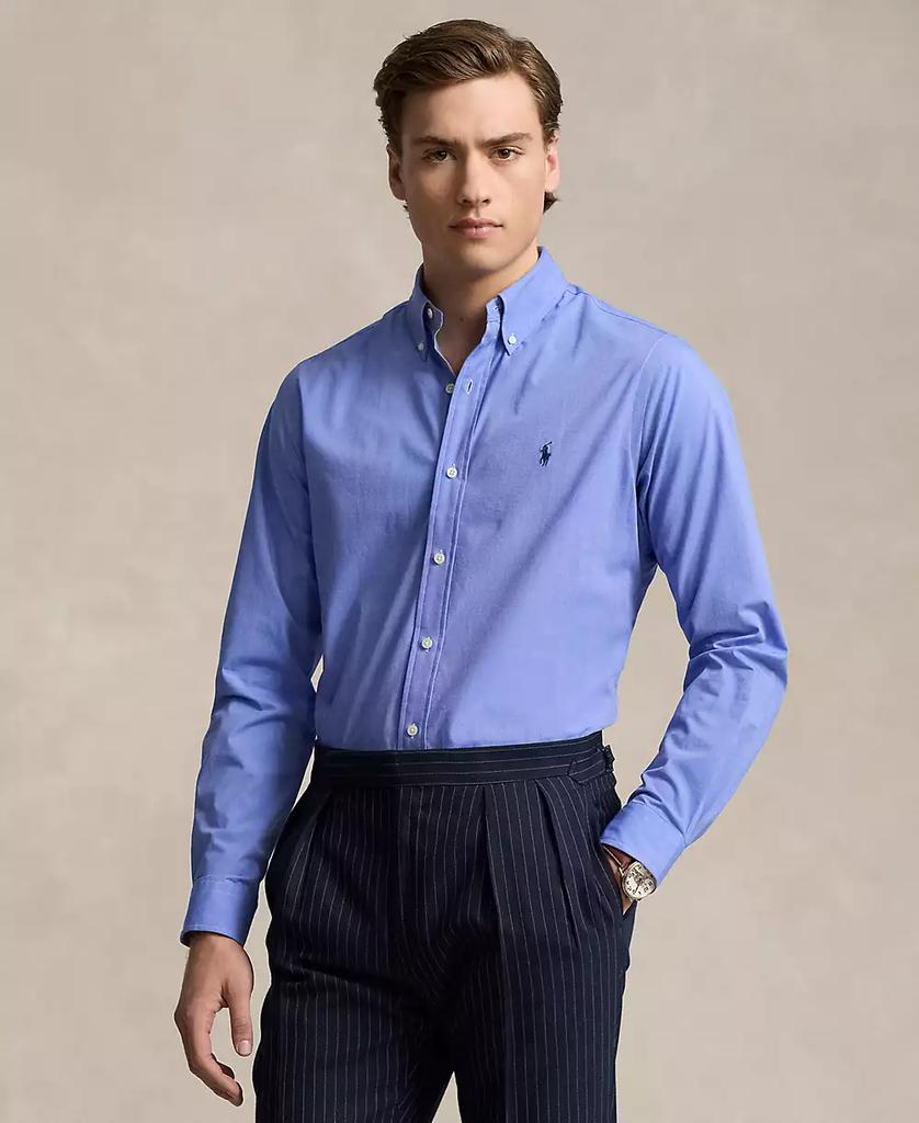 Camisa masculina clássica de popelina elástica image 2
