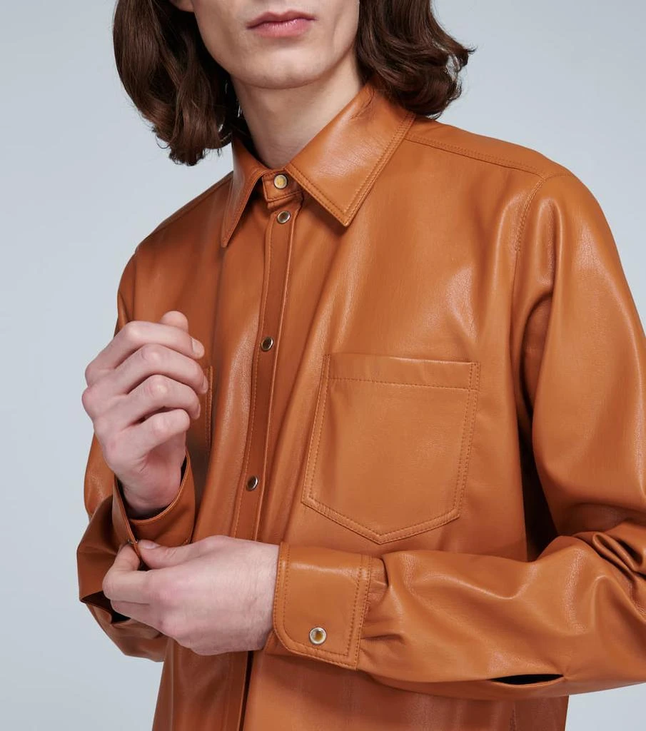 商品Nanushka|Faux-leather shirt,价格¥2192,第5张图片详细描述