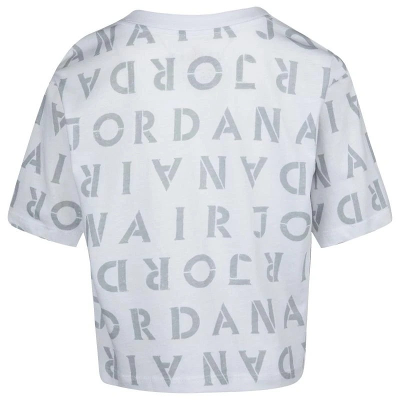 商品Jordan|Jordan AJ5 Toro All Over Print T-Shirt - Girls' Preschool,价格¥119,第2张图片详细描述