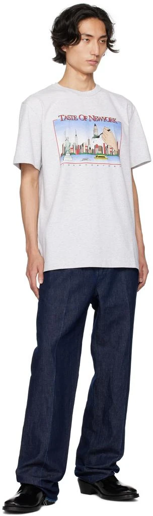 商品Alexander Wang|Gray NY Skyline T-Shirt,价格¥1484,第4张图片详细描述