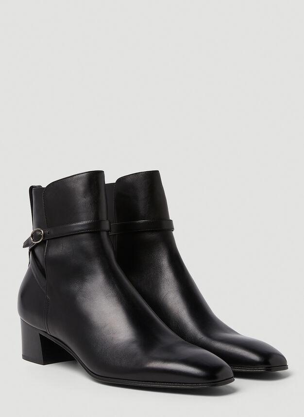 商品Yves Saint Laurent|Offred Boots in Black,价格¥8707,第4张图片详细描述