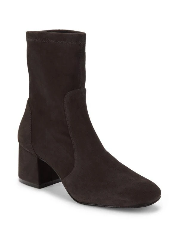 商品Stuart Weitzman|Sleek Suede Sock Booties,价格¥1926,第2张图片详细描述