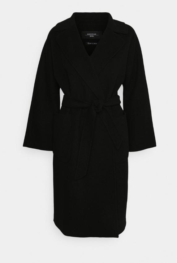 Max Mara Weekend Coats Black商品第1张图片规格展示