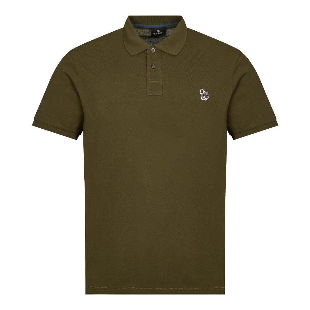 Paul Smith Zebra Polo Shirt - Olive商品第1张图片规格展示