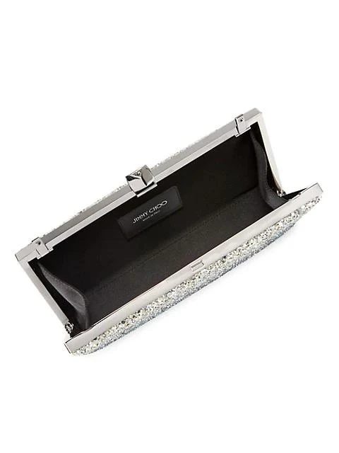 商品Jimmy Choo|Celeste Glitter Box Clutch,价格¥7879,第2张图片详细描述