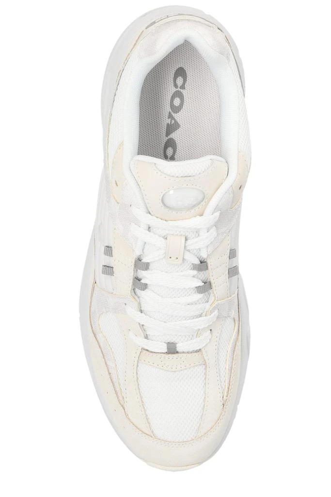 商品Coach|Coach Logo-Embossed Panelled Lace-Up Sneakers,价格¥1444,第4张图片详细描述