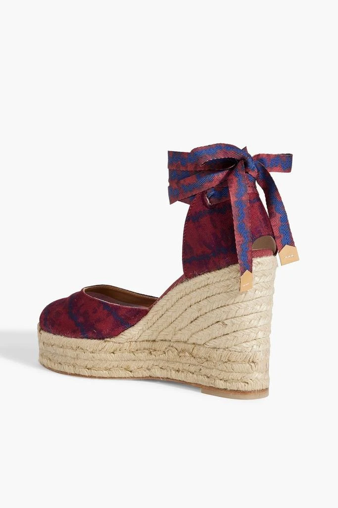 商品Altuzarra|Carina printed canvas wedge espadrilles,价格¥1860,第3张图片详细描述