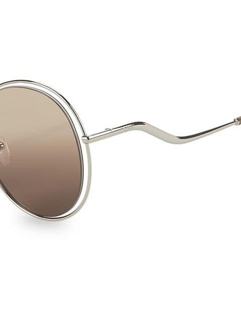 商品Chloé|Wendy 59MM Round Sunglasses,价格¥3519,第5张图片详细描述