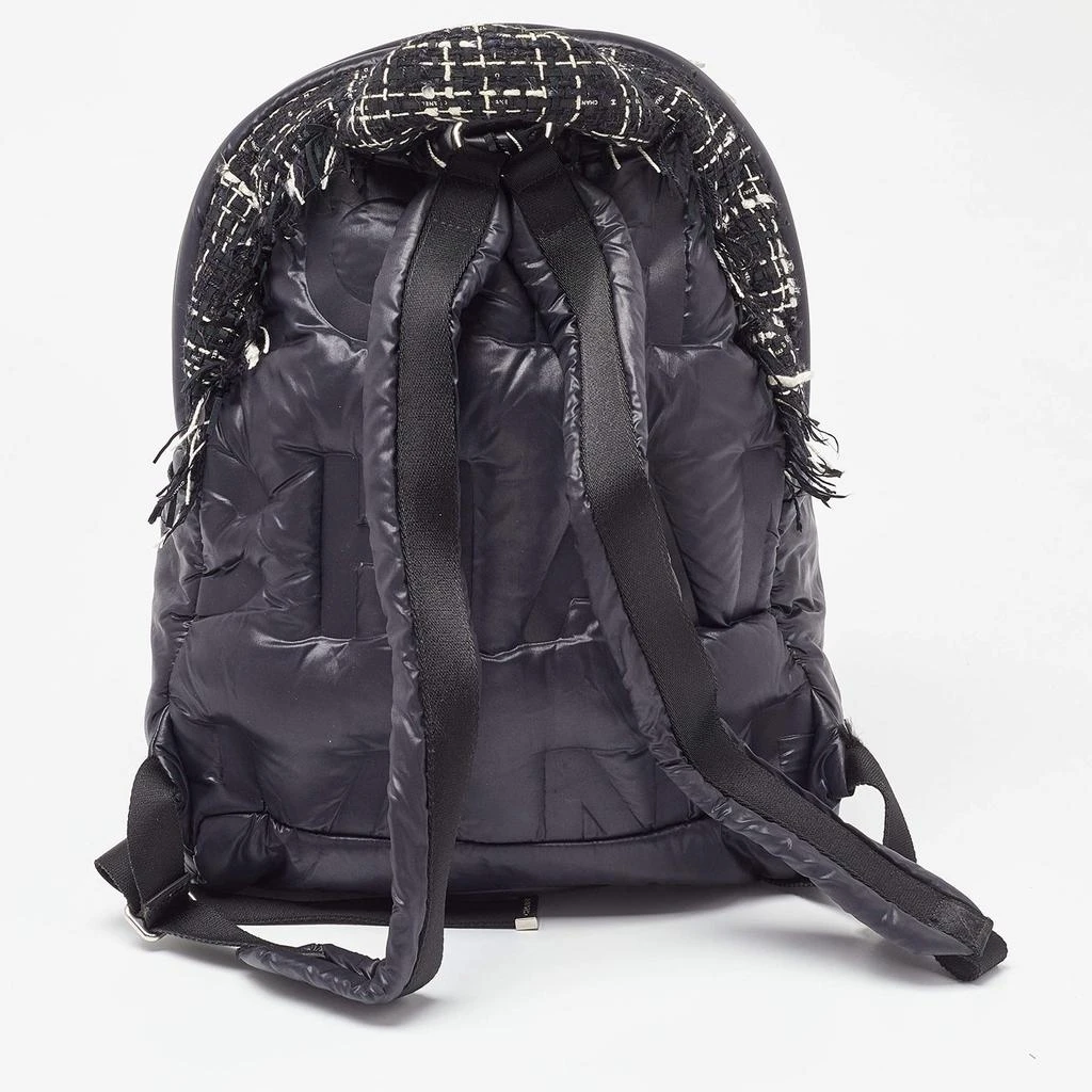 商品[二手商品] Chanel|Chanel Black Nylon and Tweed Doudoune Backpack,价格¥18643,第4张图片详细描述