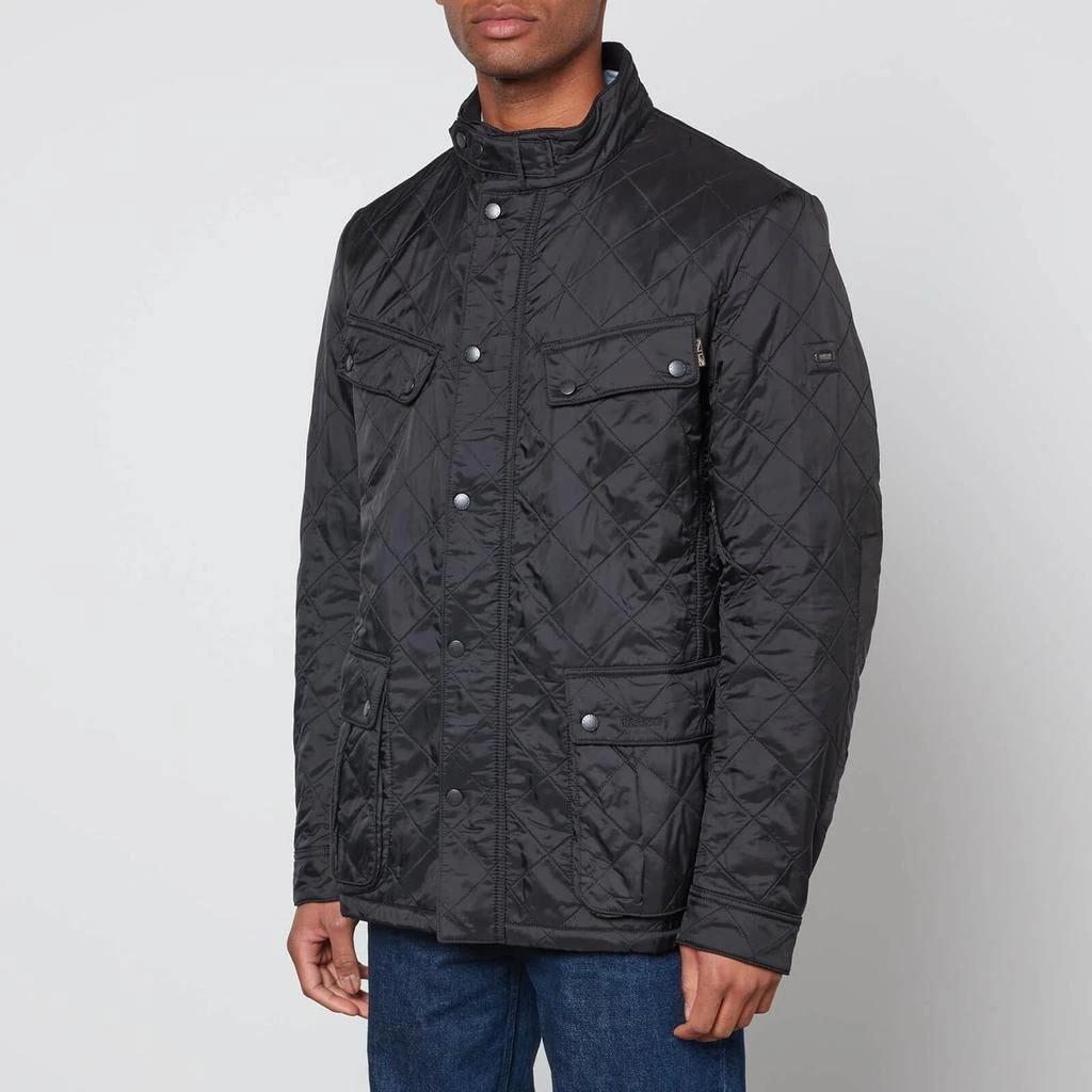 商品Barbour|Barbour International Men's Ariel Polarquilt Jacket - Black,价格¥887,第1张图片