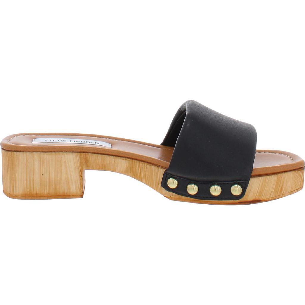 商品Steve Madden|Steve Madden Womens Belong Faux Leather Slip On Mule Sandals,价格¥580,第4张图片详细描述